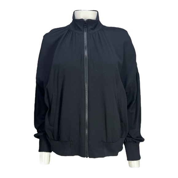 Black CABI Chance Bomber Jacket Size Small Style 3731 - Picture 2 of 10